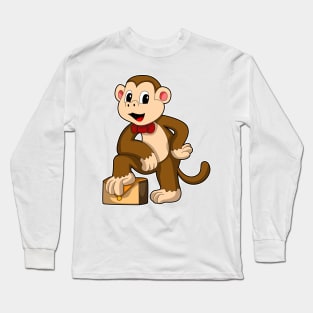 Monkey with Bag Long Sleeve T-Shirt